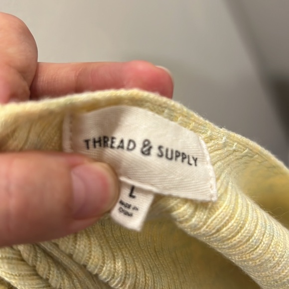 Thread & Supply super soft yellow knit tank - Picture 9 of 9